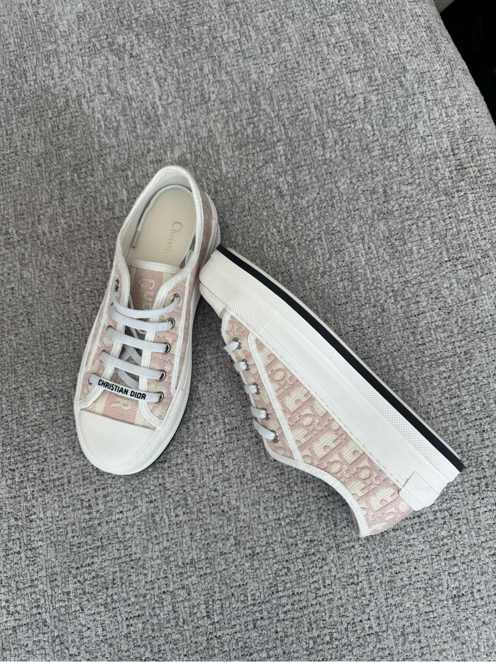 B23 low-top Pink Logo-Print Low-Top Sneaker